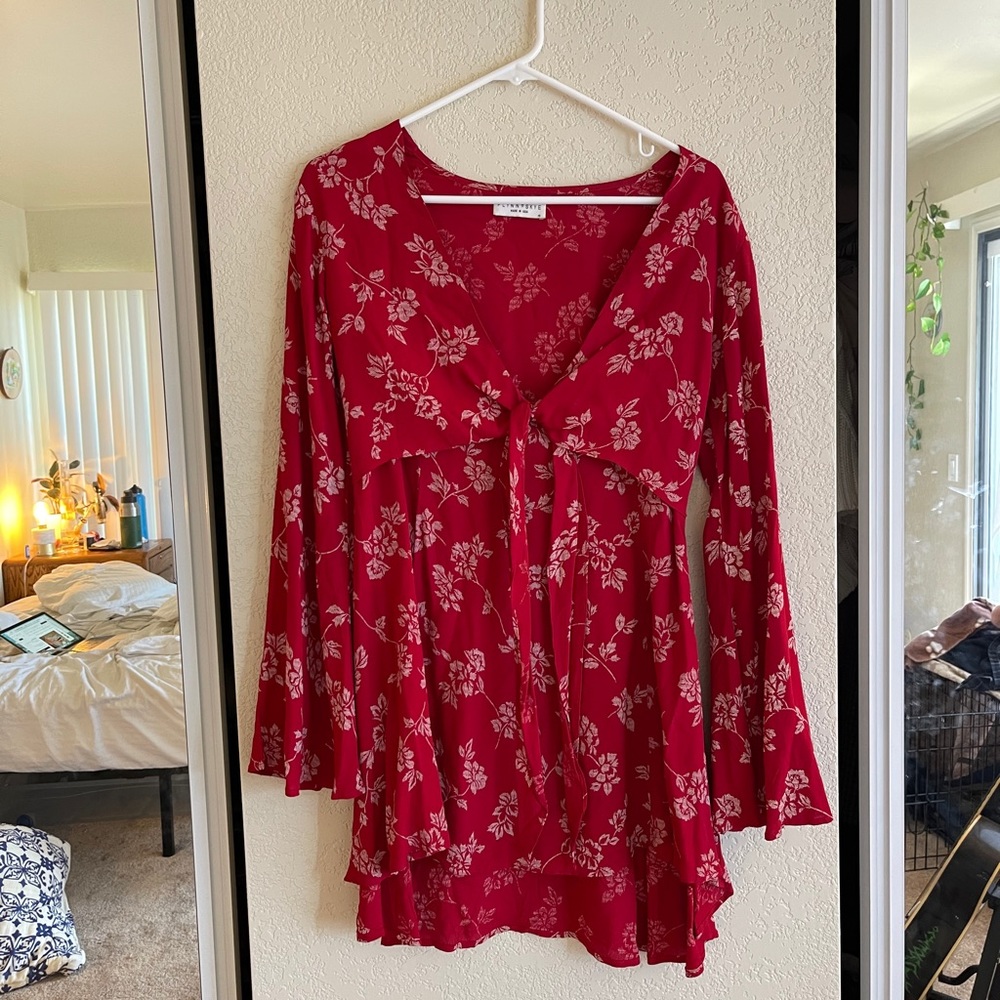 Flynn skye London mini dress red